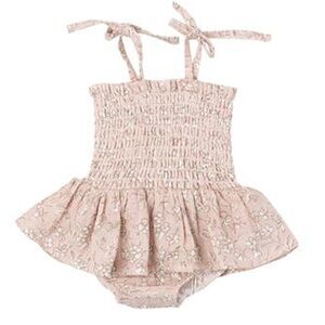 Angel Dear Pink Floral Romper